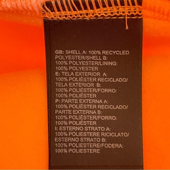 The North Face Mcellison Orange Fleece Jacket Size Large NWT - Picture 11 of 13